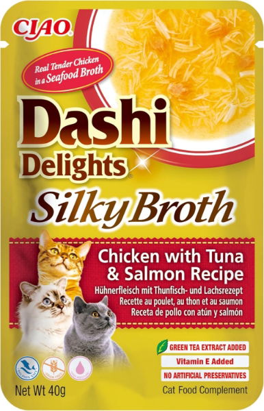 Dashi Delights Silky Broth Chicken with Tuna & Salmon Recipe