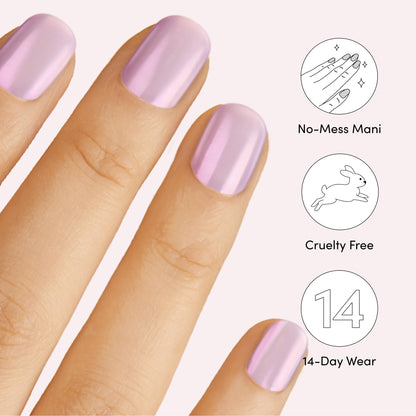 Dashing Diva Glaze Nail Strip Duo – Unicorn Glaze & Cotton Candy Glaze | Semi-Cured Gel Nails