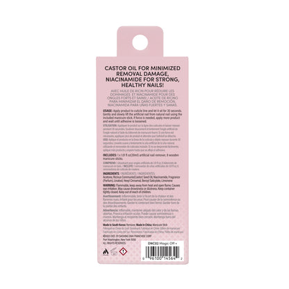 Dashing Diva Magic Off+ Remover 3 Pack – Press-On Nail Remover with Niacinamide & Castor Oil