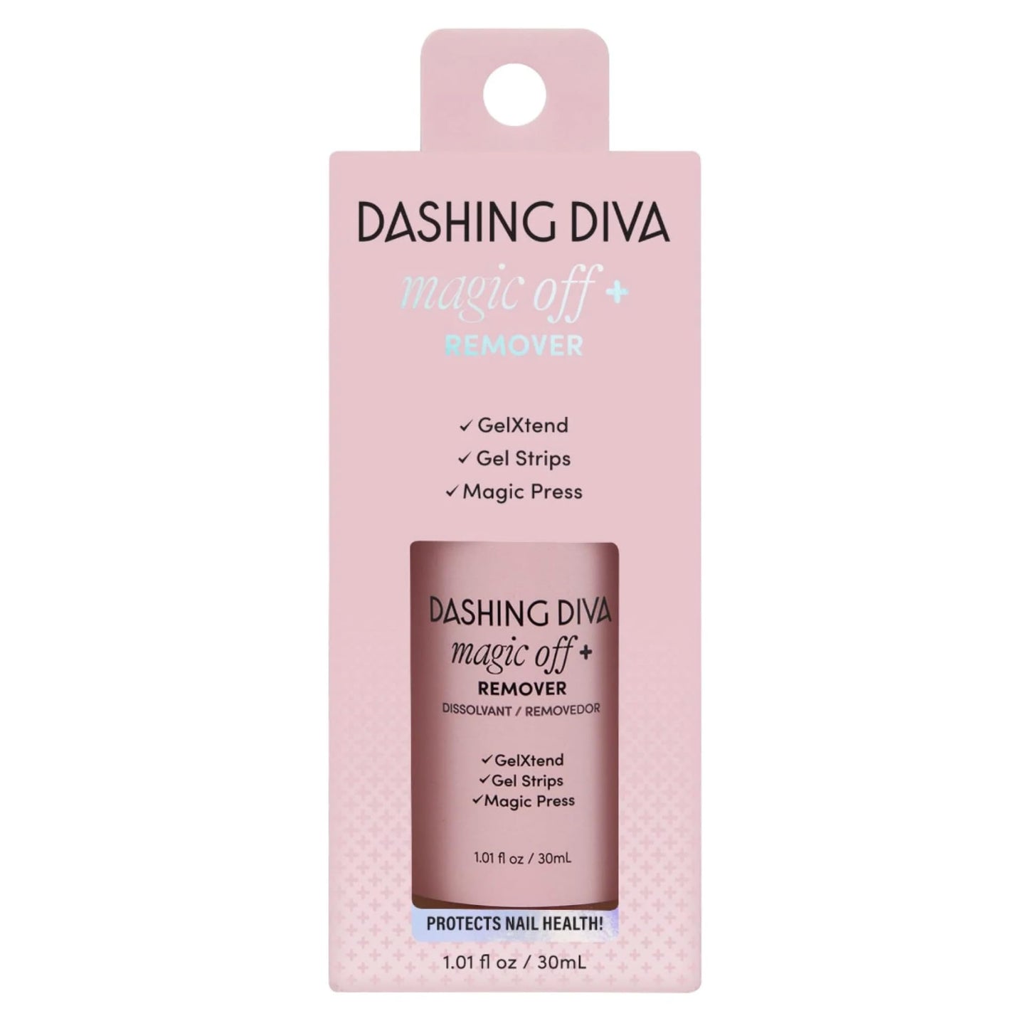 Dashing Diva Magic Off+ Remover 3 Pack – Press-On Nail Remover with Niacinamide & Castor Oil