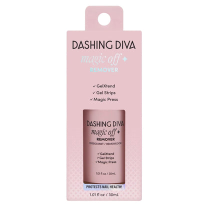 Dashing Diva Magic Off+ Remover 3 Pack – Press-On Nail Remover with Niacinamide & Castor Oil