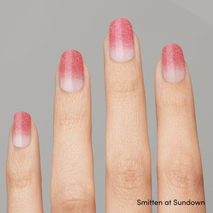 Dashing Diva Gloss Nail Strips Bundle - The Classic Ombre Collection: Smitten at Sundown & Mini Skirt