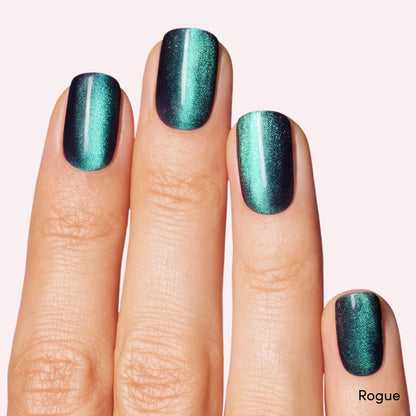 Dashing Diva One Gel Magnetic Polish Duo Watermelon: Rogue & Villainous | 3-in-1 Base/Color/Top Coat