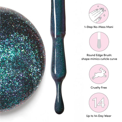 Dashing Diva One Gel Magnetic Polish Duo Watermelon: Rogue & Villainous | 3-in-1 Base/Color/Top Coat