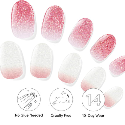 Dashing Diva Gloss Nail Strips Bundle - The Classic Ombre Collection: Smitten at Sundown & Mini Skirt