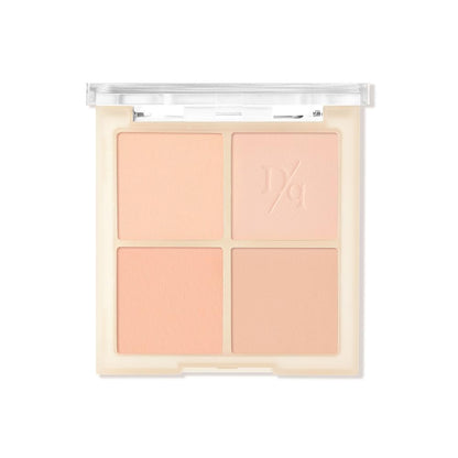 Dasique Blending Mood Cheek #01 Warm Blending – Cruelty-Free 4-Shade Powder Palette