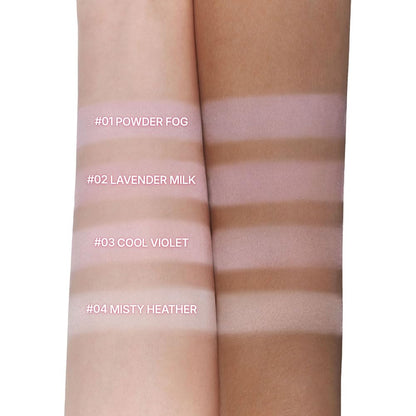 Dasique Blending Mood Cheek #02 Cool Blending — 4 Shade Powder Blush, Cruelty-Free, Long-Lasting