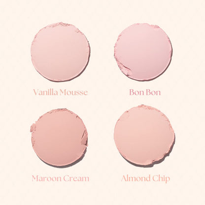 Dasique Blending Mood Cheek #09 Almond Vanilla – 4-Shade Vegan Blush Palette