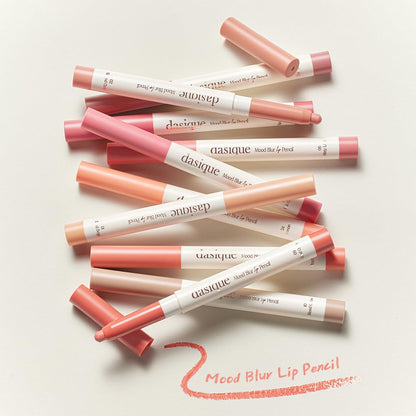 Dasique Blur Lip Pencil Mood - Velvet Matte Color with Subtle Lip Enhancement