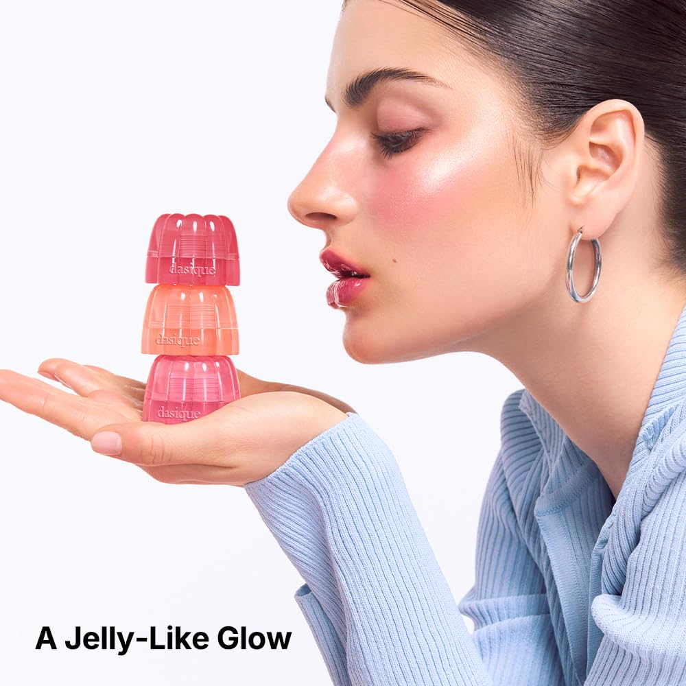 Dasique Chewing Glow Pot #07 Glowing Rosy – Buildable Jelly Lip & Cheek Color | 0.14 oz