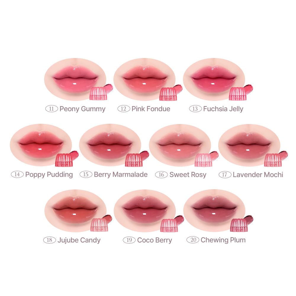 Dasique Chewing Glow Pot #11 Peony Gummy – Buildable Jelly Glow, Bouncy Texture for Lips & Cheeks | K-Beauty