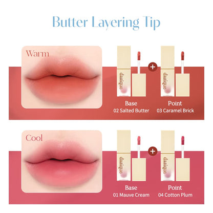 dasique Cream de butter Tint #03 Caramel Brick – Vegan, Cruelty-Free, Creamy Matte Finish