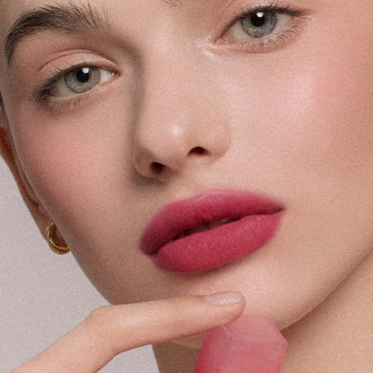 dasique Cream De Rose Tint #06 Ruby Jam — Vegan, Cruelty-Free Creamy Matte Lip Tint with Rose Water