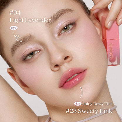 dasique Juicy Dewy Tint #23 Sweety Pink – Lightweight, Moisturizing Lip Gloss Stain | Vegan & Cruelty-Free | K-Beauty