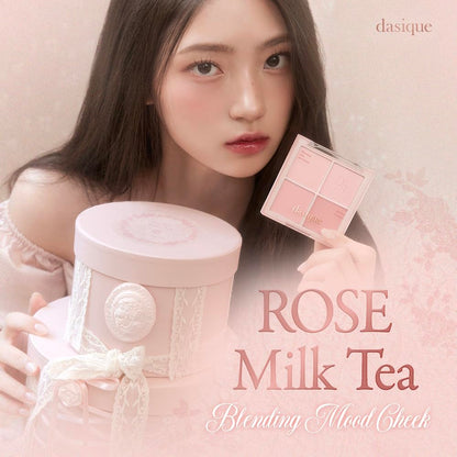 Dasique Blending Mood Cheek 15 Rose Milk Tea – Milky Rose Blush Palette