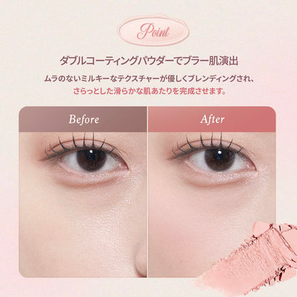 Dasique Blending Mood Cheek 15 Rose Milk Tea – Milky Rose Blush Palette