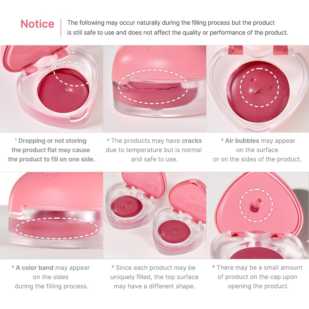 Dasique Souffle Color Pot #09 Haze Rosy – Buildable Cheek & Lip Color with Built-In Mini Brush
