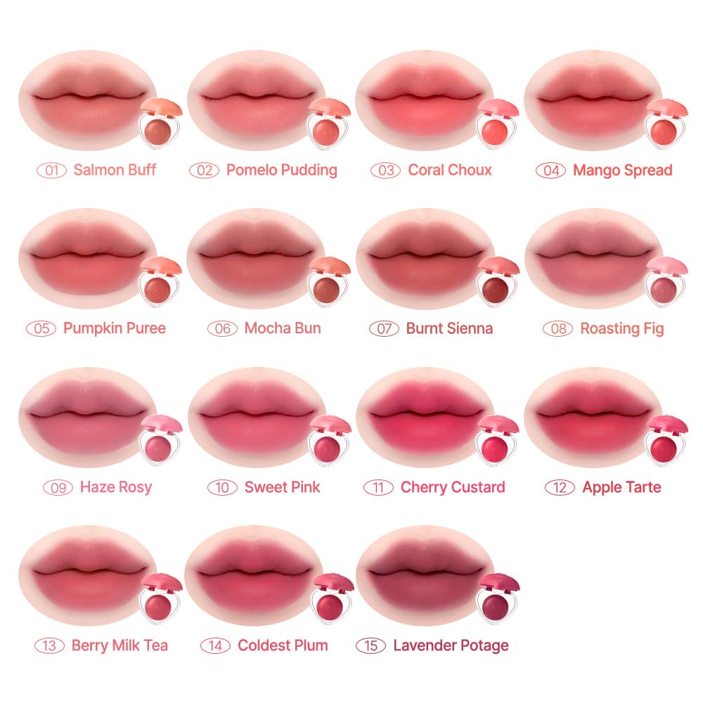 Dasique Souffle Color Pot Berry Milk Tea | Buildable Lip & Cheek Color