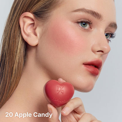 Dasique Souffle Color Pot Special Set #02 Pomelo Pudding – Buildable Blush & Lip Color with Built-In Mini Brush