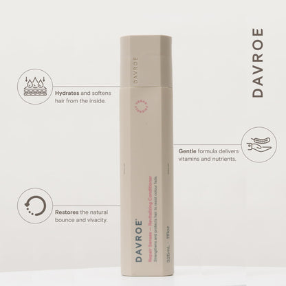 DAVROE Repair Senses Revitalizing Conditioner | Natural, Vegan, Colour Protect