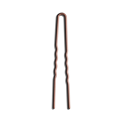 Day Rate Beauty Petite Power Pin (5.5-Inch) – U-Shaped Hair Pin for Buns & Updos – Made in USA (Fawn)