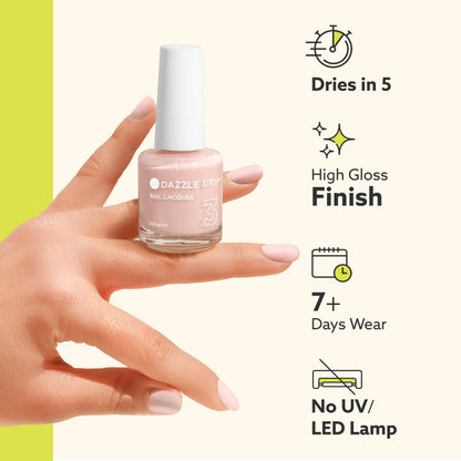 Dazzle Dry Step 1 Nail Prep – 4 oz Non-Toxic Nail Primer with Menda Pump