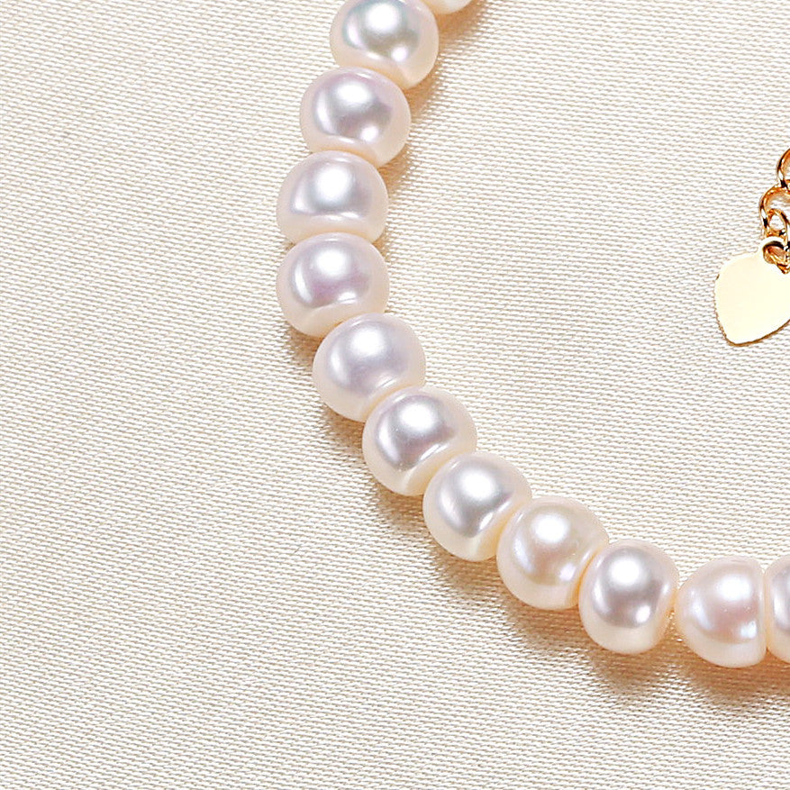 Pearl Plain White Bracelet