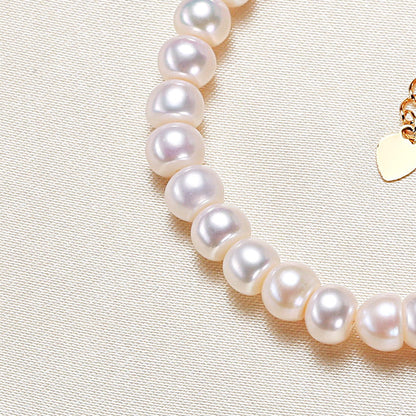 Pearl Plain White Bracelet