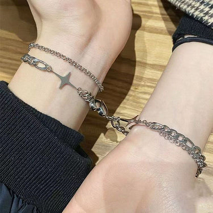 Magnet Love Heart Bracelet for Couples