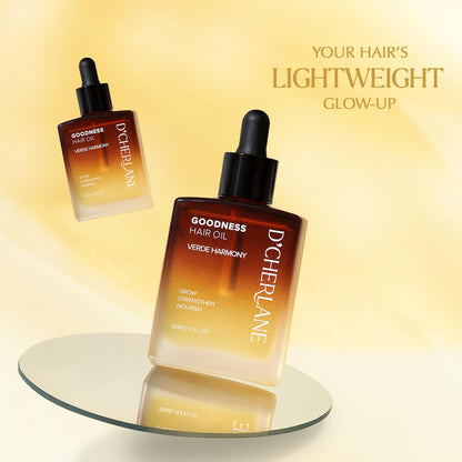 D'Cherlane Hair Growth Oil – Scalp Treatment with Rosemary, Argan, Coconut & Castor Oil | Lightweight, Non-Greasy Formula