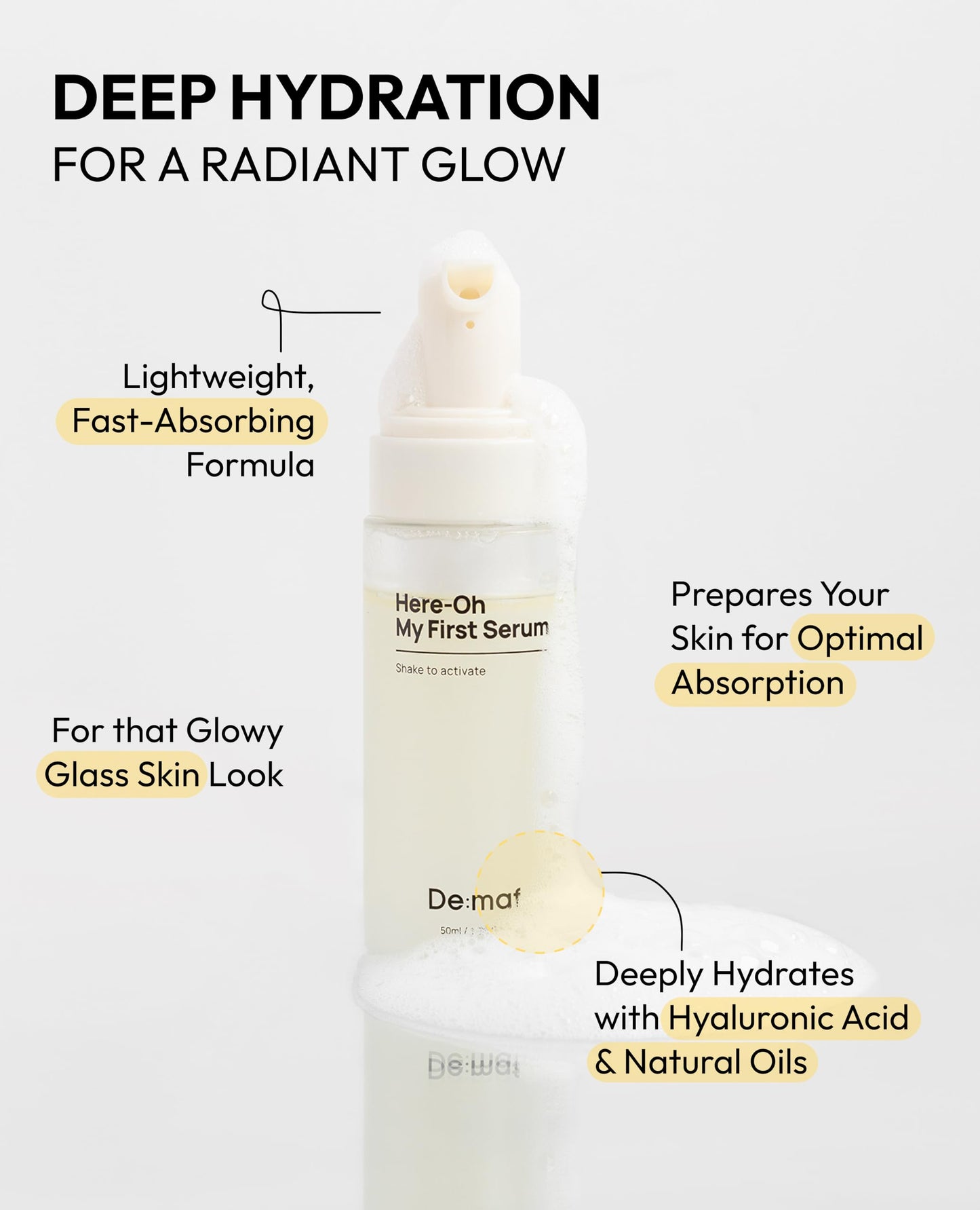 De:maf Welcome Skincare Gift Kit – 3-Step Sensitive Skin & Barrier Care