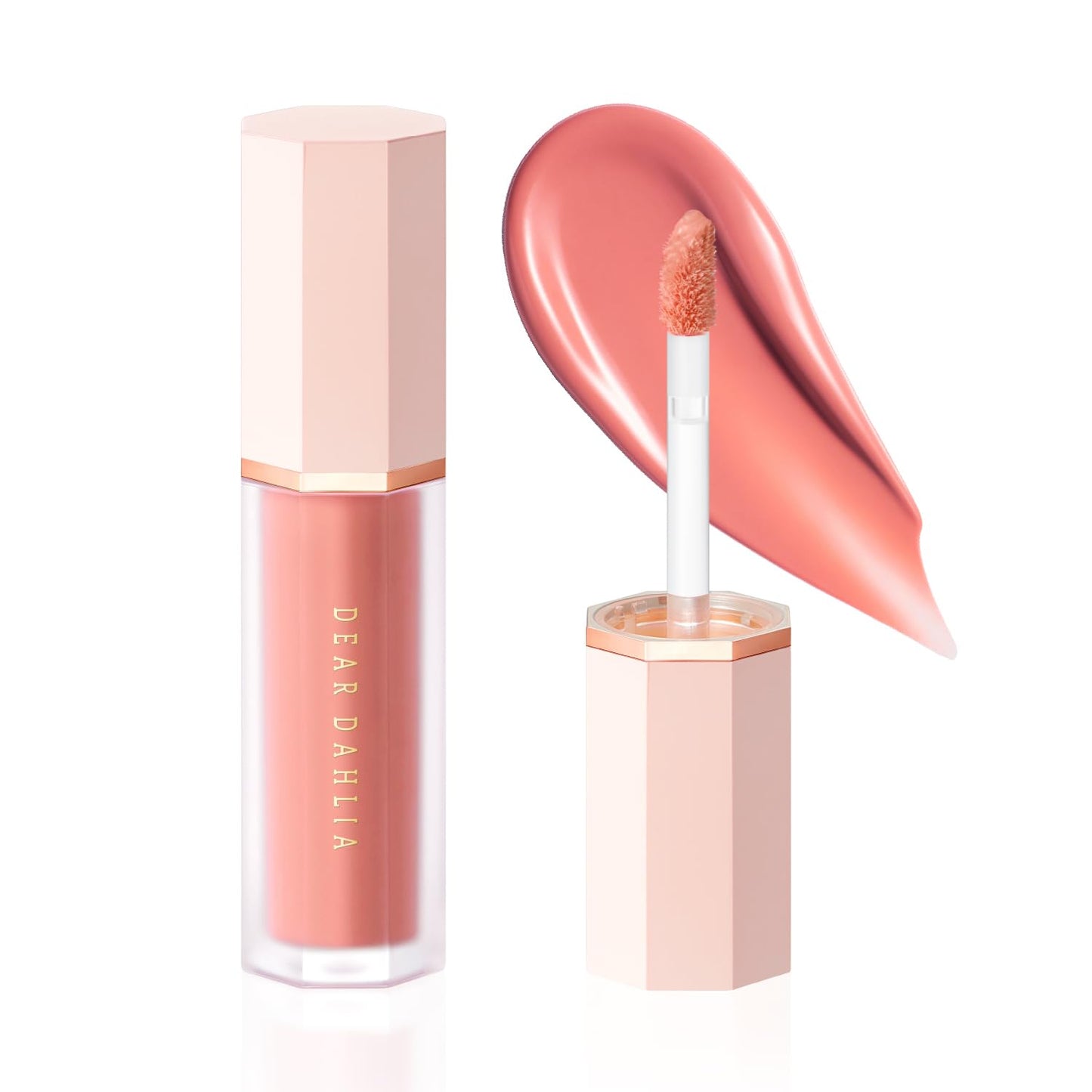 DEAR DAHLIA Petal Drop Liquid Blush (Flesh) – Watercolor Finish, All-Day Hydration, Buildable Color, Vegan