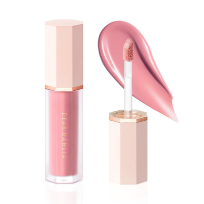 DEAR DAHLIA Petal Drop Blush (Softie) – Vegan Liquid Blush for Dewy, Buildable Color | Long-Wear Cheek Makeup