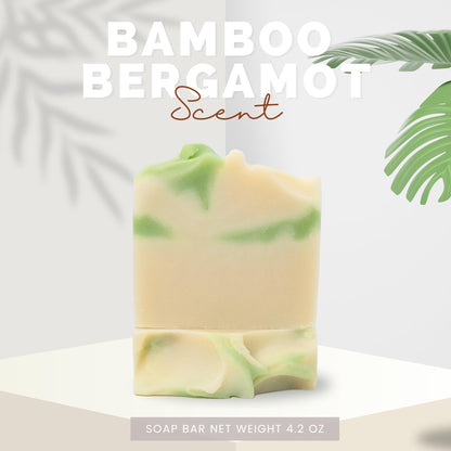 Dear Venus Bamboo Bergamot Soap Bar – Handcrafted 4.2oz, Vegan & Cruelty‑Free, Made in USA