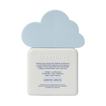 Dearcloud New Youth Collagen Cream Moisturizer - Firming Korean Facial Moisturizer for Radiant Skin (3.38 fl oz)