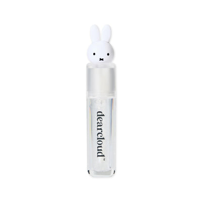 dearcloud Miffy Lip Serum Jelly – Clear Shimmer Lip Gloss for Hydration & Shine (Clear Skies)