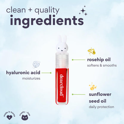 Miffy Lip Serum Jelly by Dearcloud – Hydration & Shine Tint (Dear Bun)