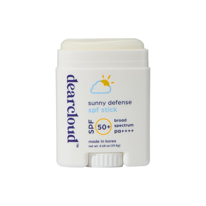dearcloud Sunny Defense Sunscreen Stick SPF 50+ PA++++ | Korean Face & Travel Size (.68 oz)