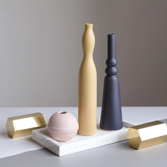 Decoration: A Set Of Seven Vases