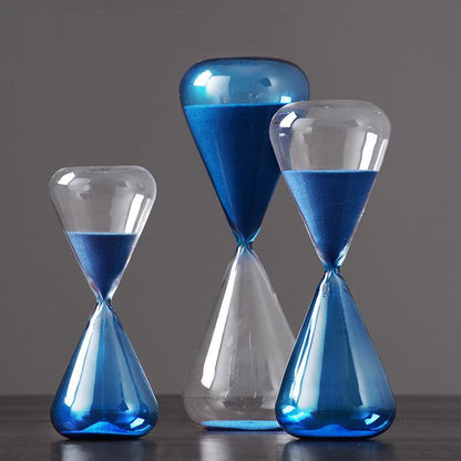 Decoration: A Set Of Three Hourglasses