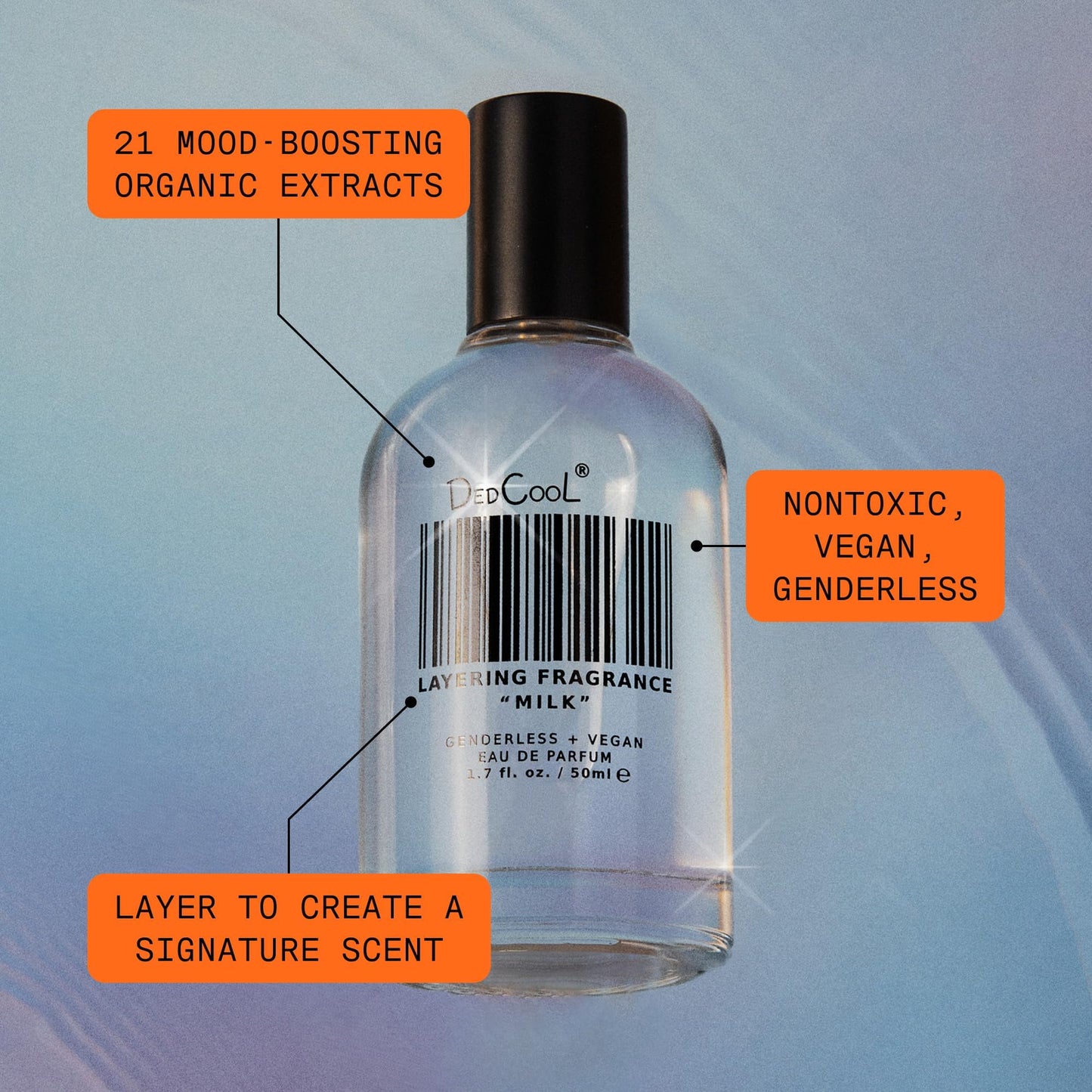 DedCool 01 Taunt Eau de Parfum | Genderless Luxury, Bergamot, Cassis, Vanilla & Amber