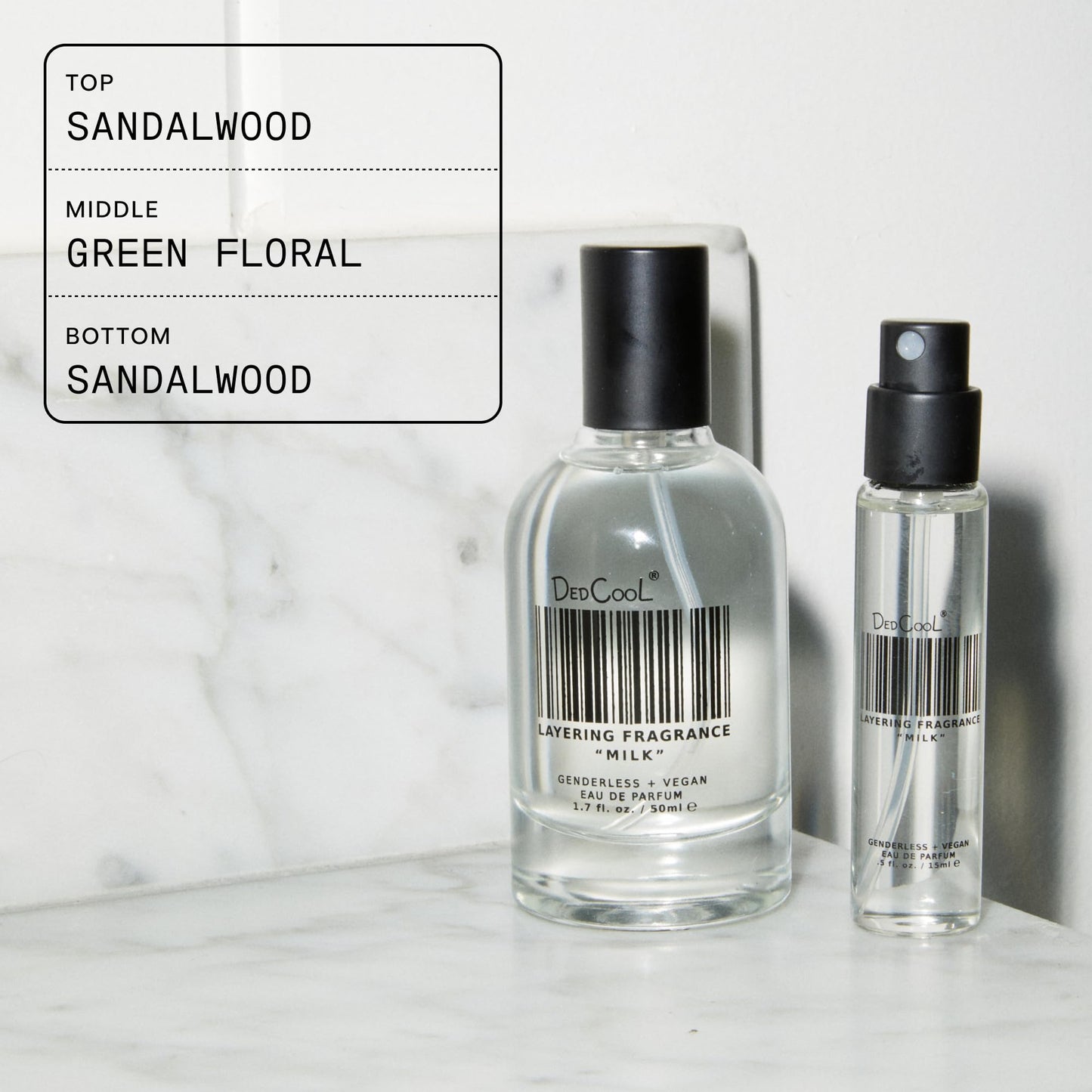 DedCool Eau de Parfum (Fragrance 02) – 1.7 fl oz | Sandalwood, Juniper, Green Floral | Vegan & Non-Toxic