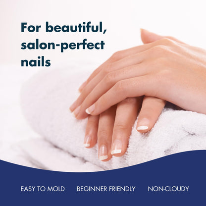 DeEnti Acrylic Nail Powder - 2oz Super White | Bubble-Free, Long-Lasting, Chip-Resistant