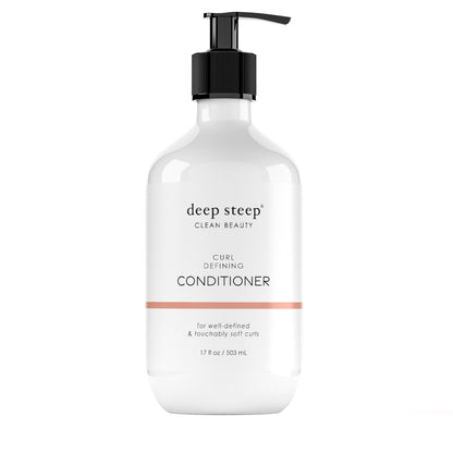 Deep Steep Curl Defining Conditioner – Silicone-Free Vegan Hair Care (17 oz)