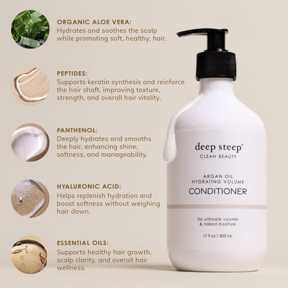 Deep Steep Curl Defining Conditioner – Silicone-Free Vegan Hair Care (17 oz)