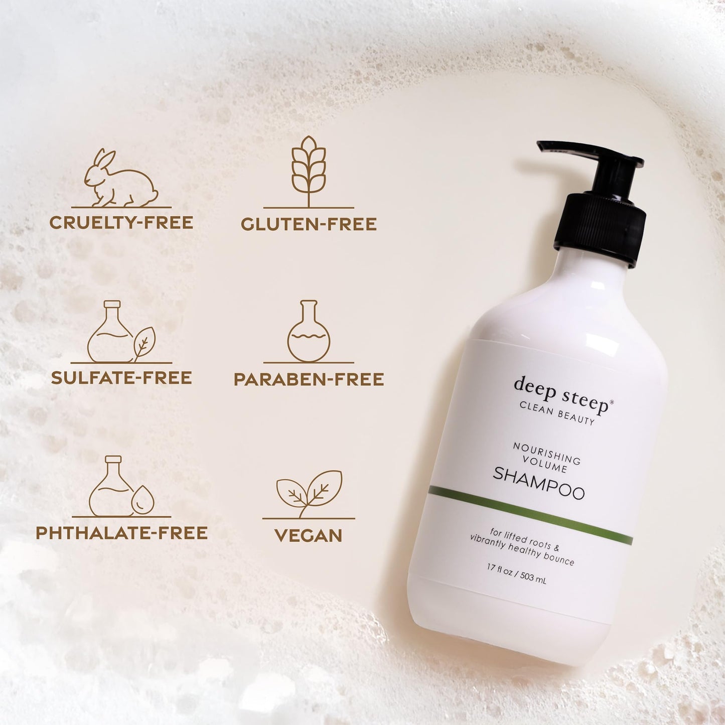 Deep Steep Curl Defining Shampoo – Sulfate-Free Moisturizing Shampoo for Curly Hair