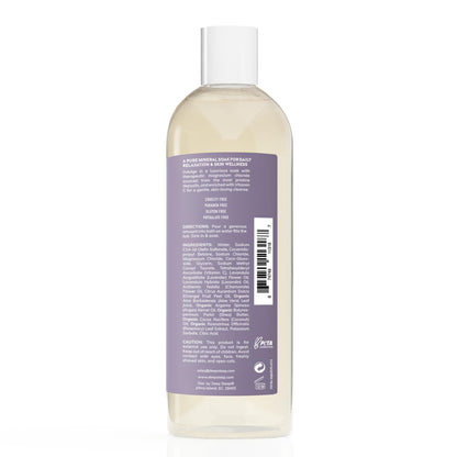 Deep Steep Magnesium Bubble Bath – 15.6 oz, Lavender Chamomile | Soothing Foaming Soak