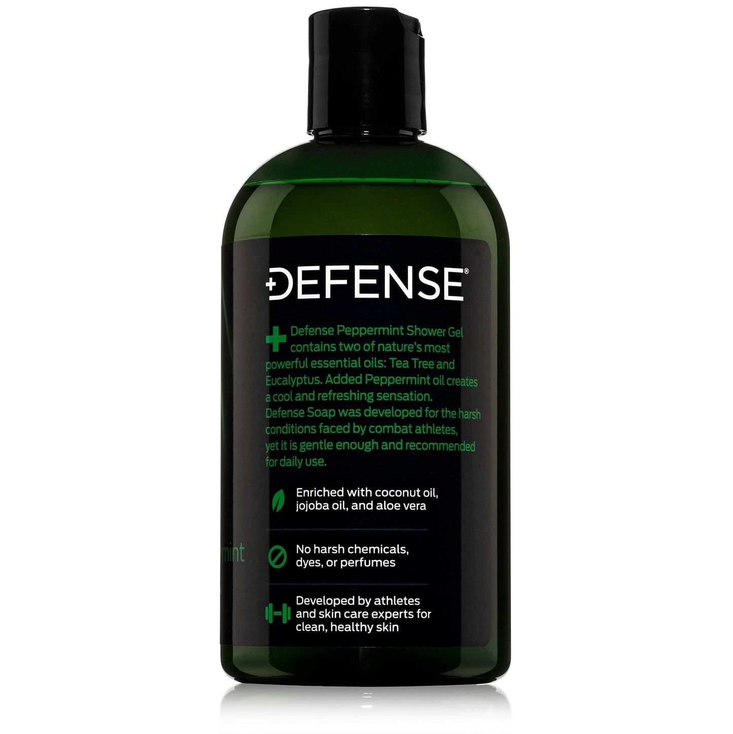 Defense Soap Peppermint Tea Tree Body Wash | All-Natural Odor Control for Athletes