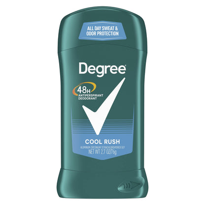 Degree Men Anti-Perspirant Cool Rush - 2.7 oz Pack of 5 | Body Heat Activated All-Day Dryness