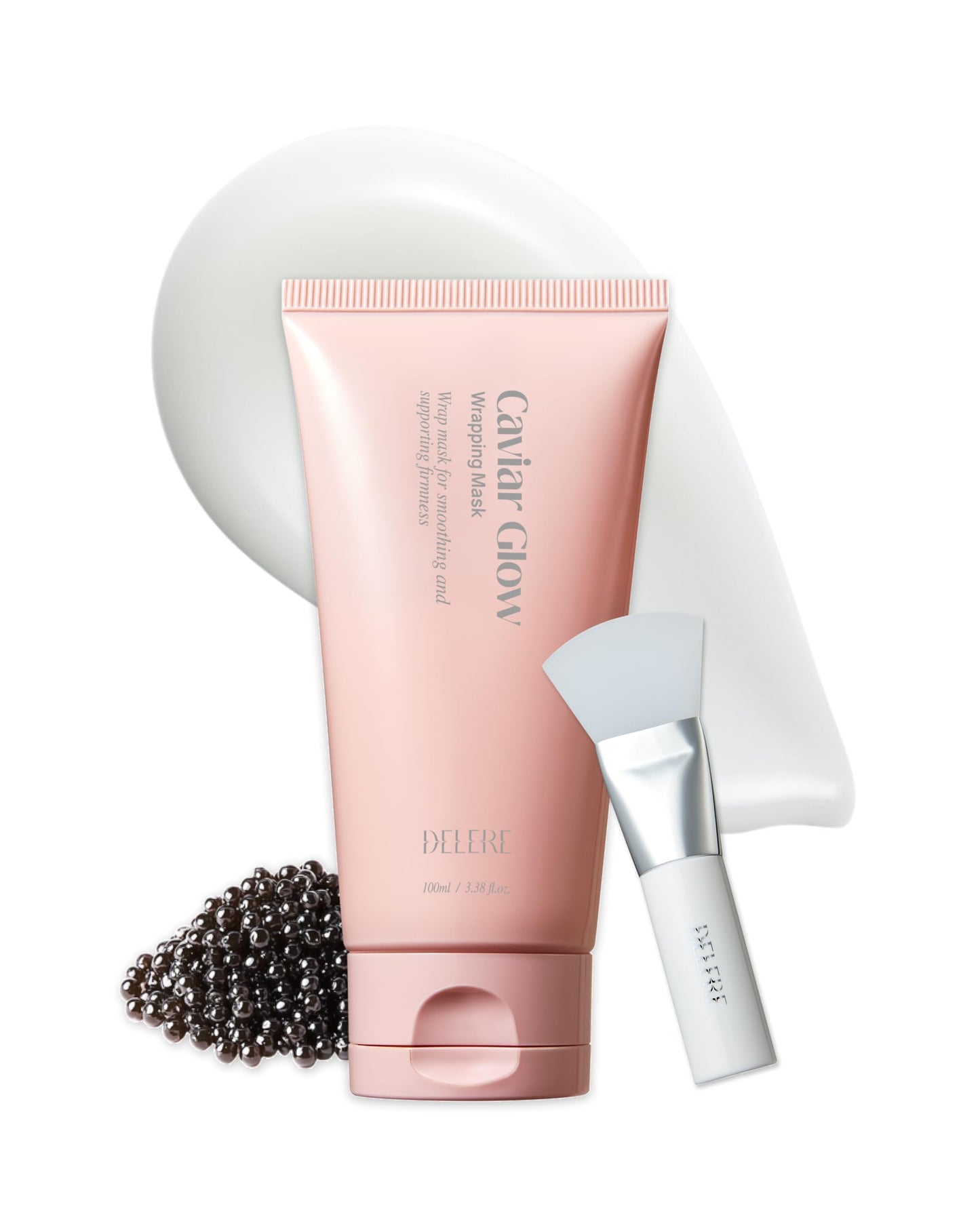 Delere Caviar Glow Collagen Wrapping Mask | Korean Peel-Off Face Mask for Radiant, Refined Skin
